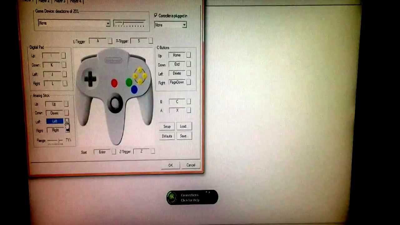 Project 64 how to configure controller